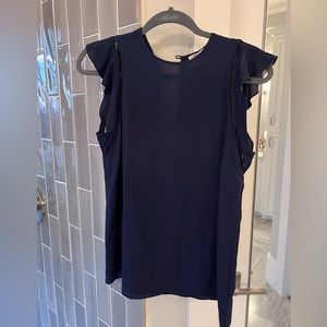 Michael Kors Size Small Navy Top NWT